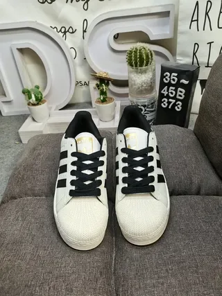 Adidas Superstar Royal Blue and White Lifestyle Sneakers 10