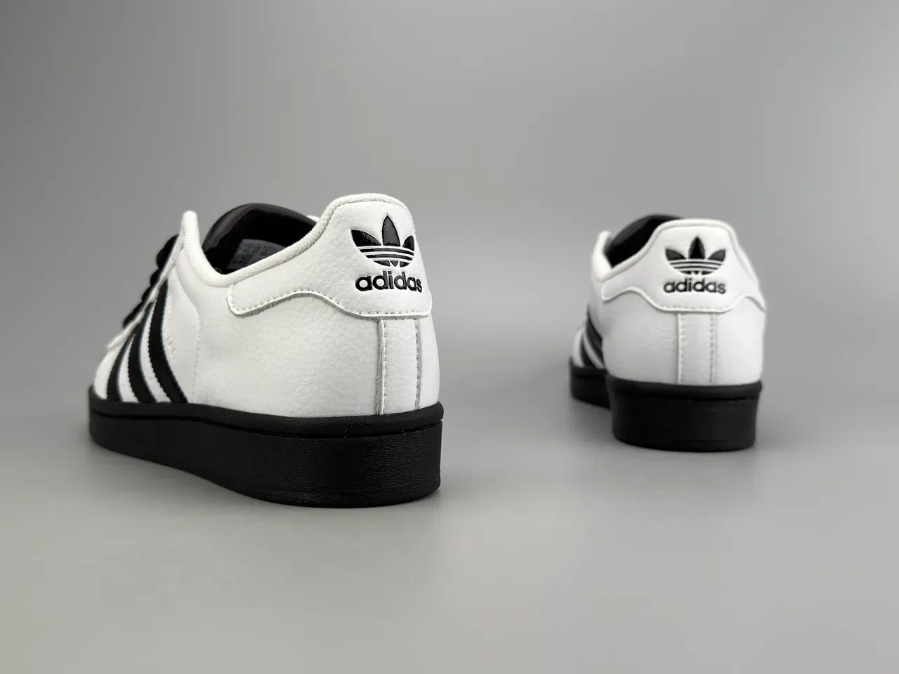 Adidas Superstar White and Black Lifestyle Sneakers 6