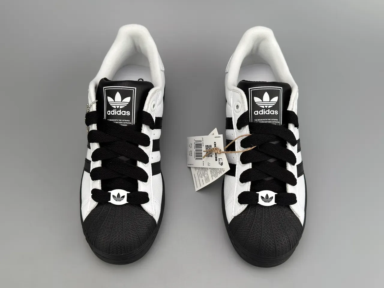 Adidas Superstar White and Black Lifestyle Sneakers 9