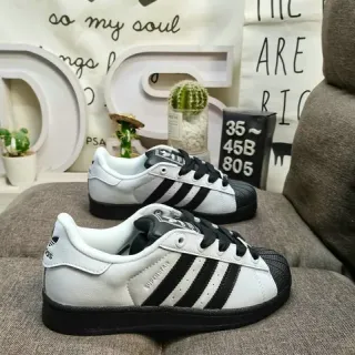 Adidas Superstar White and Black Lifestyle Sneakers