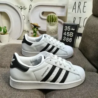 Adidas Superstar White and Black Lifestyle Sneakers