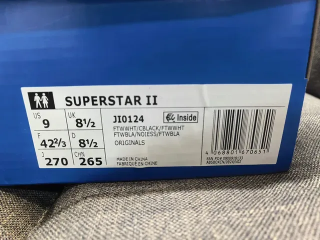 Adidas Superstar White and Black Lifestyle Sneakers 2