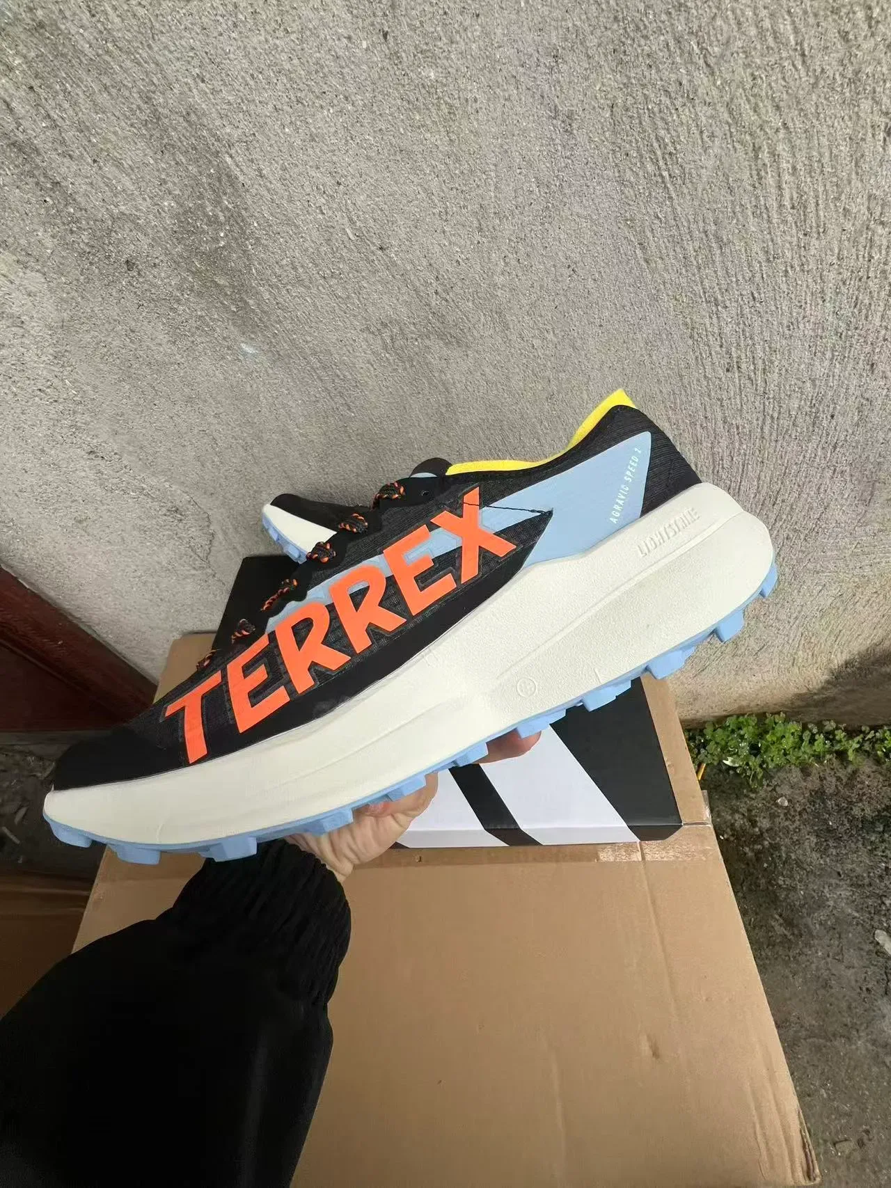 Adidas TERREX Lightstrike Pro Black White Trail Running Shoes 11