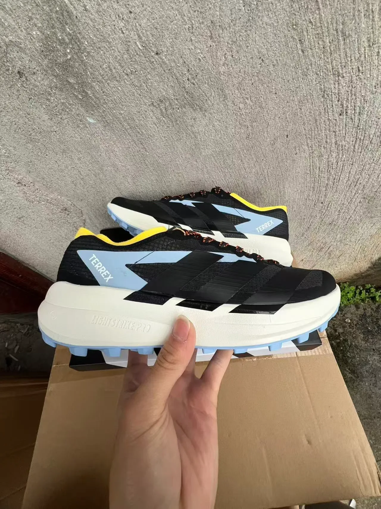 Adidas TERREX Lightstrike Pro Black White Trail Running Shoes 13