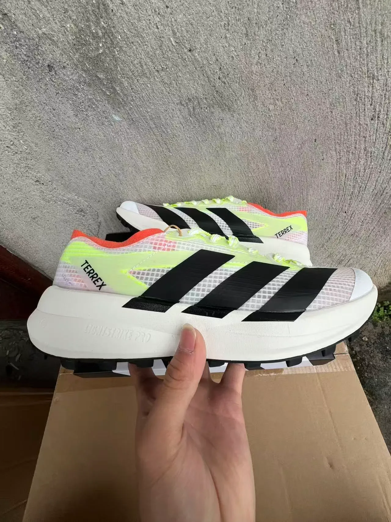 Adidas TERREX Lightstrike Pro Black White Trail Running Shoes 21