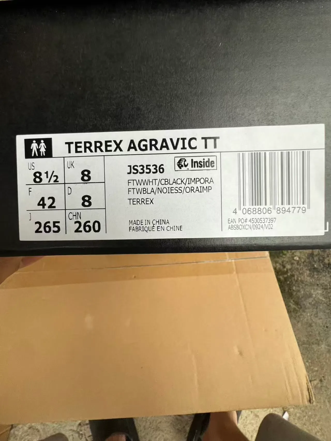 Adidas TERREX Lightstrike Pro Black White Trail Running Shoes 24