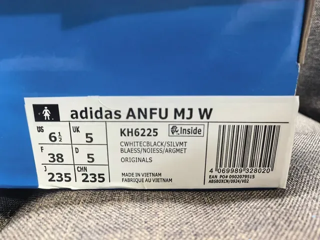 Adidas Blanc Noir Low-Top Fermeture Velcro Strap Sneakers Lifestyle 2