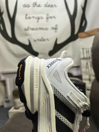 Adidas White Black Mesh Upper Three-Stripe Side Panel Lifestyle Sneakers 3