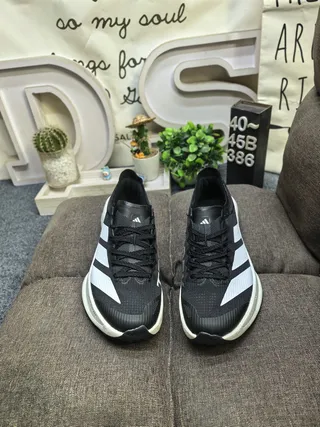 Adidas White Orange Lightweight Mesh Upper Sculpted Foam Midsole Running Shoes 20