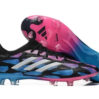 Adidas X Black Multicolor Low-Cut Speed Boot Gradient Printed Upper Firm-Ground Soccer Shoes