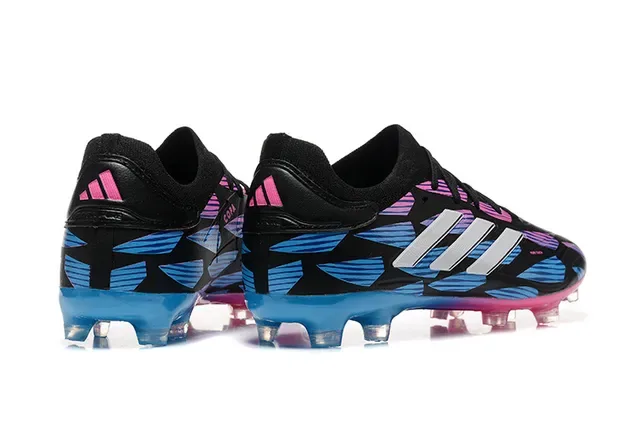 Adidas X Black Multicolor Low-Cut Speed Boot upper com impressão gradient para terreno firme Sapatos de futebol 2