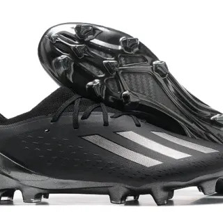 Adidas X Speedflow Black Silver Firm-Ground Soccer Shoes
