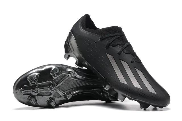 Adidas X Speedflow Black Silver Firm-Ground Soccer Shoes 6