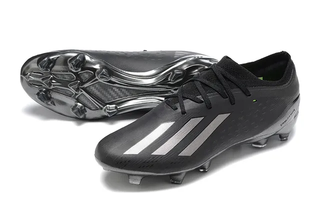 Adidas X Speedflow Black Silver Firm-Ground Soccer Shoes 7