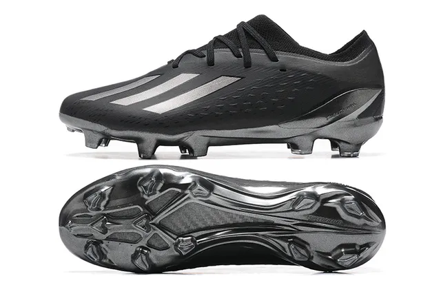 Adidas X Speedflow Black Silver Firm-Ground Soccer Shoes 9