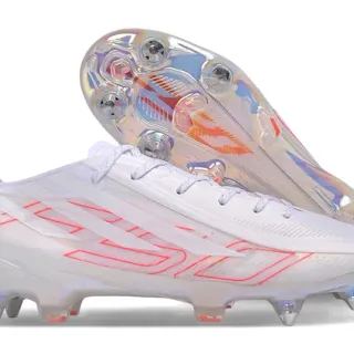 Adidas X Speedportal White Neon Red Firm-Ground Soccer Shoes