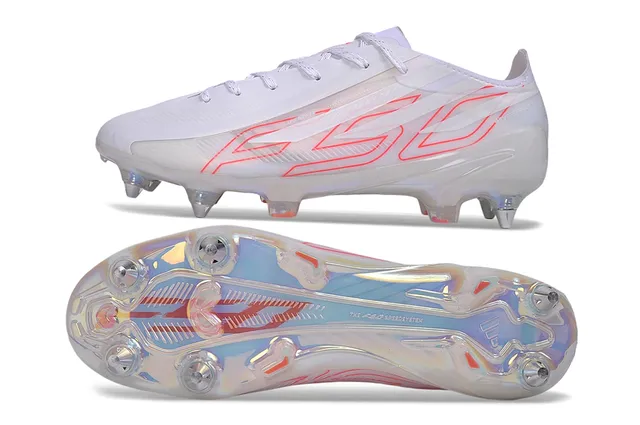 Adidas X Speedportal White Neon Red Firm-Ground Soccer Shoes 6