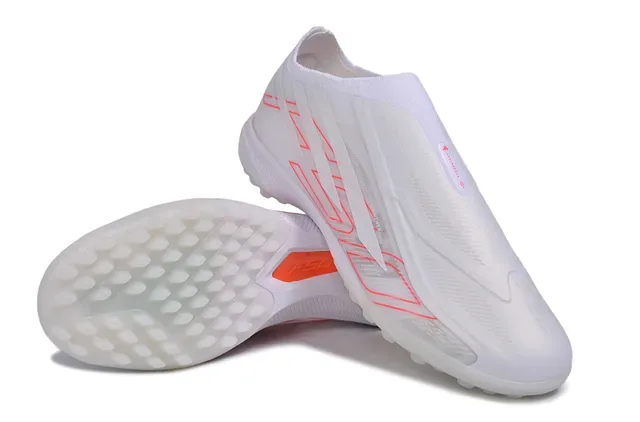 Adidas X Speedportal Blanc Orange Chaussures de Football Turf 4