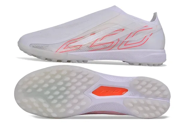 Adidas X Speedportal Blanc Orange Chaussures de Football Turf 6
