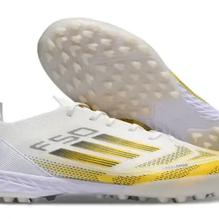 Adidas X Speedportal White Yellow Turf Soccer Shoes