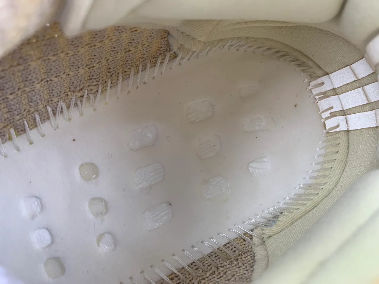 Adidas Yeezy Boost 350 Beige and Pale Yellow Lifestyle Sneakers 3