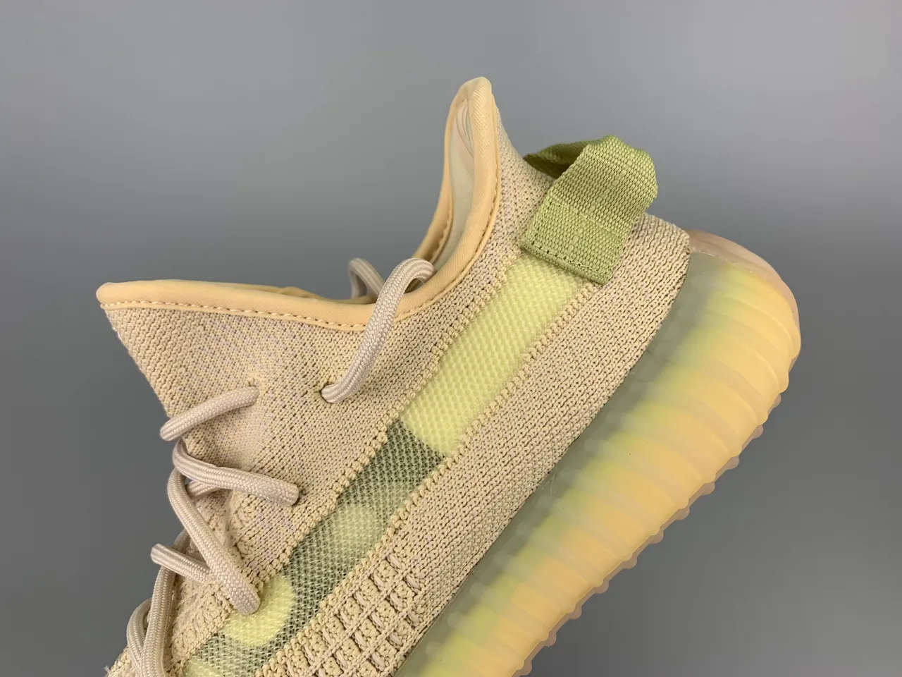 Adidas Yeezy Boost 350 Beige and Pale Yellow Lifestyle Sneakers 5