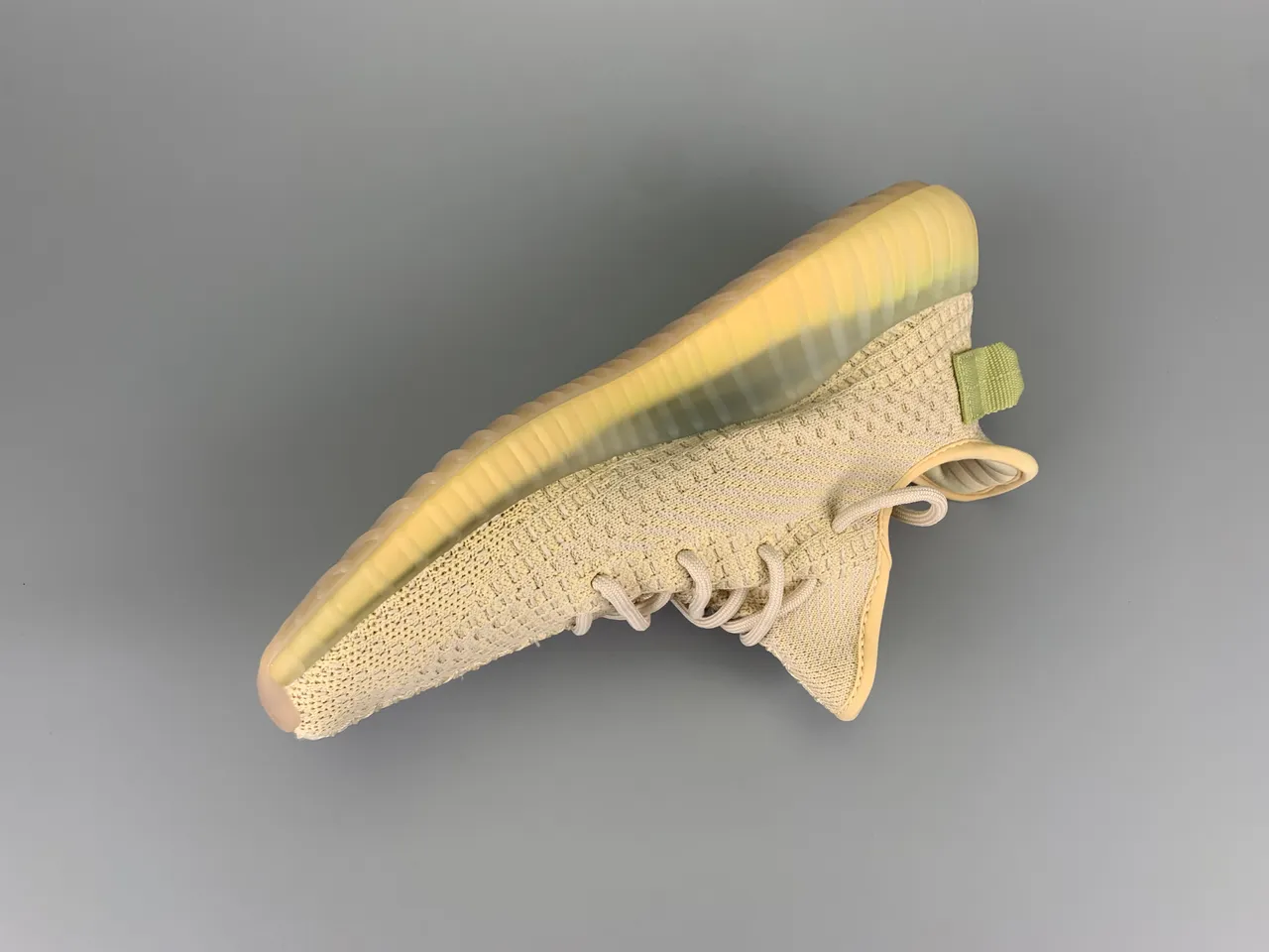 Adidas Yeezy Boost 350 Beige and Pale Yellow Lifestyle Sneakers 9