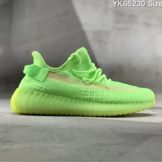 Adidas Yeezy Boost 350 V2 Neon Lime Green Lifestyle Sneakers