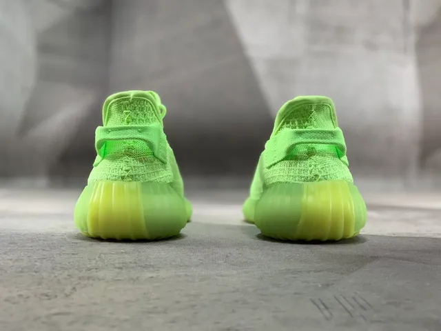 Adidas Yeezy Boost 350 V2 Neon Lime Green Lifestyle Sneakers 7
