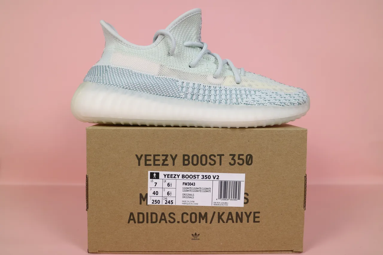 Adidas Yeezy Boost 350 V2 Pastel Mint Blue Lifestyle Sneakers 2