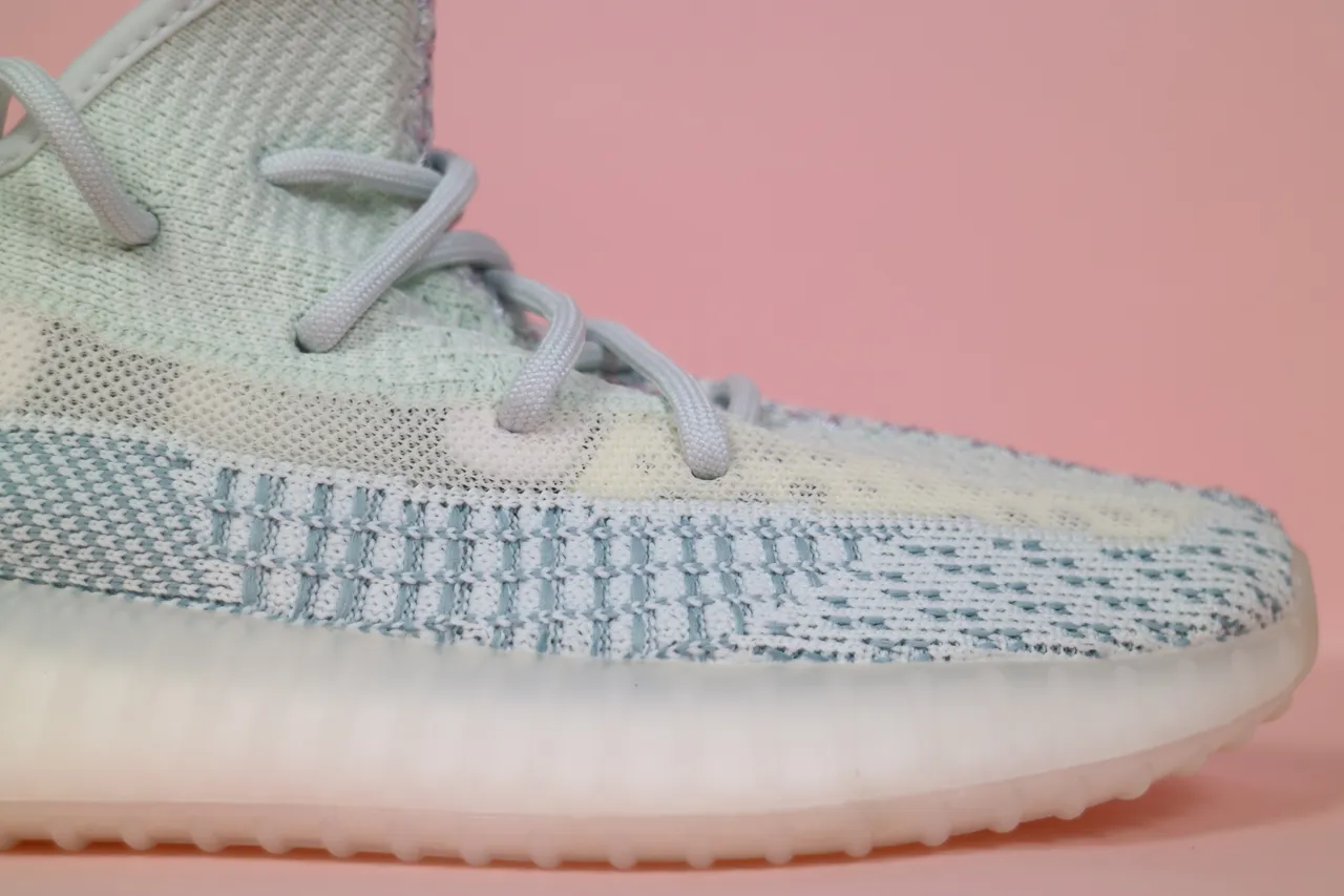 Adidas Yeezy Boost 350 V2 Pastel Mint Blue Lifestyle Sneakers 4