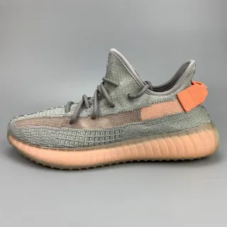 Adidas Yeezy Boost 350 V2 Sage Gray Orange Lifestyle Sneakers