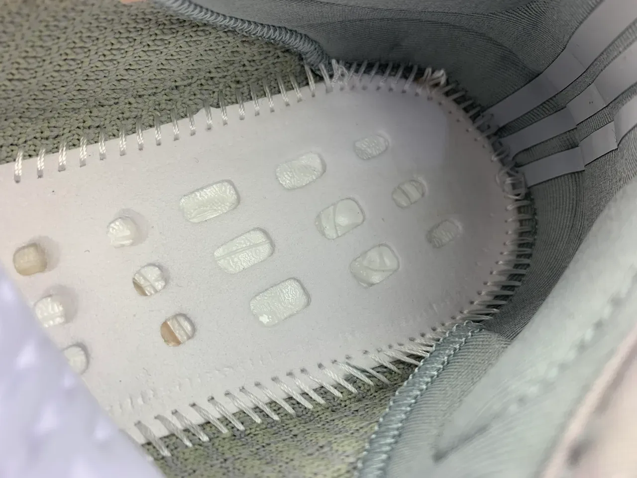 Adidas Yeezy Boost 350 V2 Sage Gray Orange Lifestyle Sneakers 3