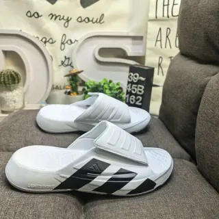 Adidas Yeezy Slide सफेद काला चप्पल