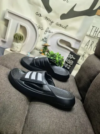 Adidas Yeezy Slide White Black Slippers 17