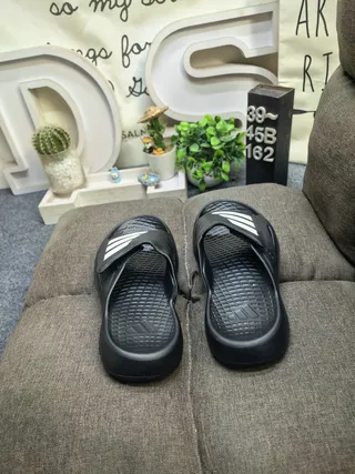 Adidas Yeezy Slide White Black Slippers 18