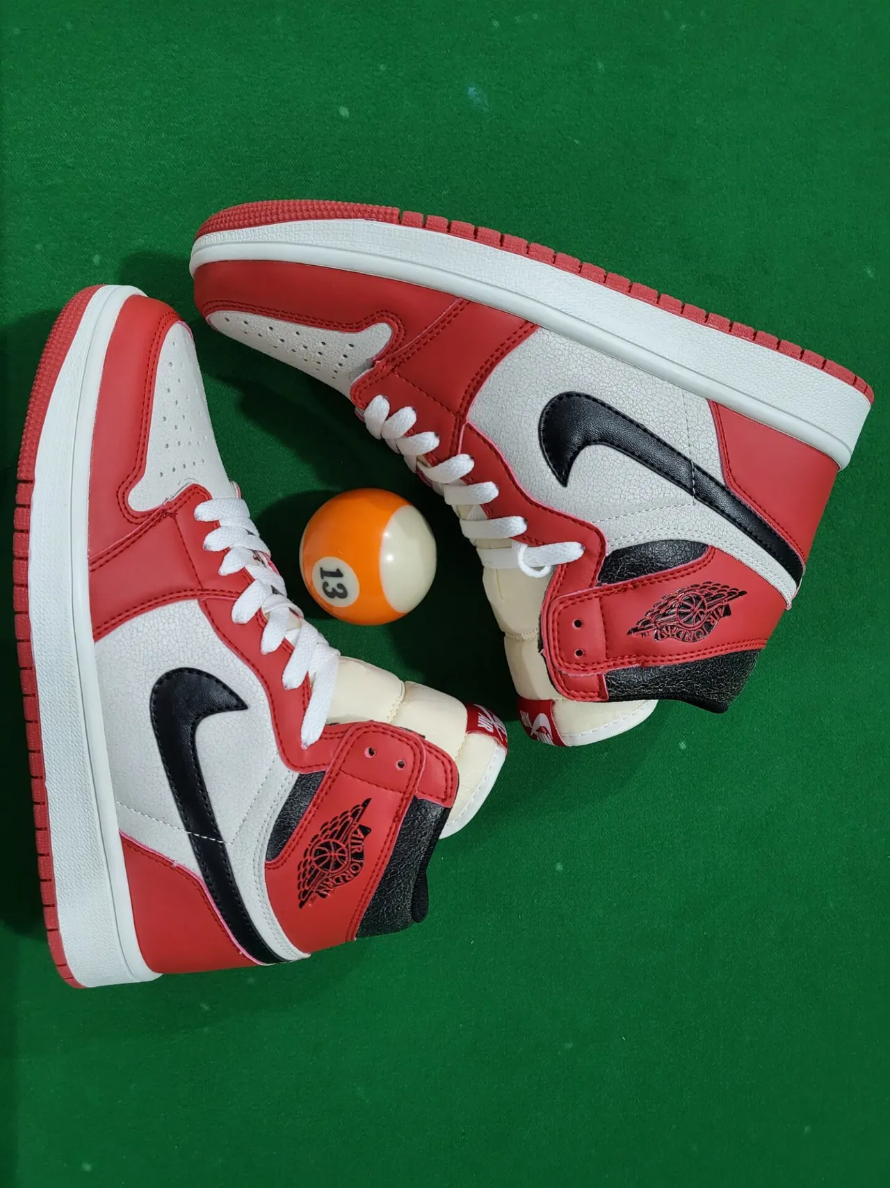 Air Jordan 1 High Red White Black Basketball Shoes 7