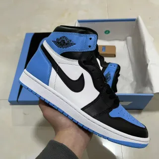Air Jordan 1 University Blue Black White Basketball Shoes
