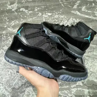Air Jordan 11 黑绿松石 专利皮 篮球鞋