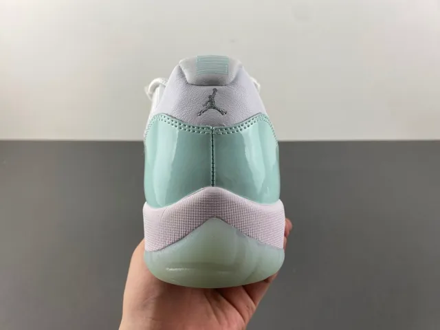 Air Jordan 11 Mint Green Patent Leather Basketball Shoes 4
