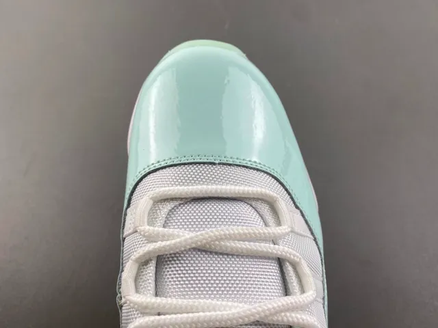 Air Jordan 11 Mint Green Patent Leather Basketball Shoes 5