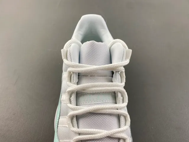 Air Jordan 11 Mint Green Patent Leather Basketball Shoes 6