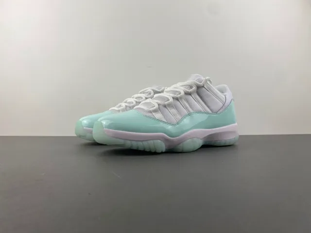 Air Jordan 11 Mint Green Patent Leather Basketball Shoes 11