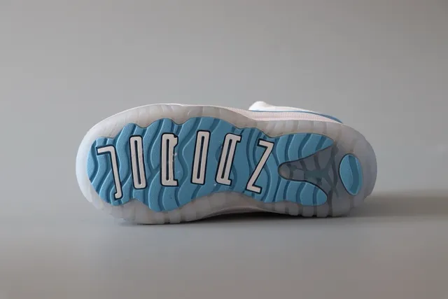 Chaussures de basketball Air Jordan 11 bleu marine et blanc 17