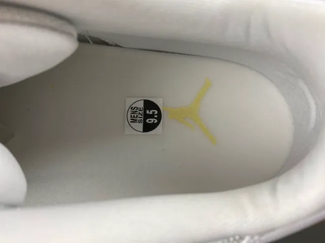 Air Jordan 11 White Gold Patent Leather Basketball Shoes 7