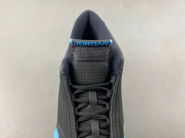 Air Jordan 14 Black Blue Basketball Shoes 6
