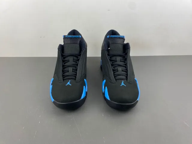 Air Jordan 14 Black Blue Basketball Shoes 11
