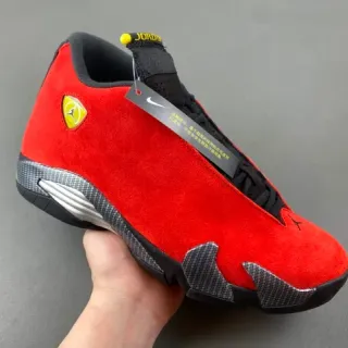 Air Jordan 14 Red Black Ferrari Colaboración Zapatos de Baloncesto