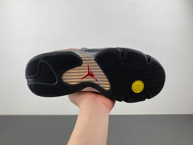 Air Jordan 14 Red Black Ferrari Collaboration Basketball Shoes 9