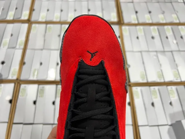 Air Jordan 14 Red Black Ferrari Collaboration Basketball Shoes 14